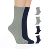 Hugh Ugoli Casual Women's Cotton Dress Crew Socks, 4 Pairs Assorted 2
