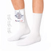 Hugh Ugoli Men's Regenerated Cotton Dress Crew Socks, 3 Pairs in White