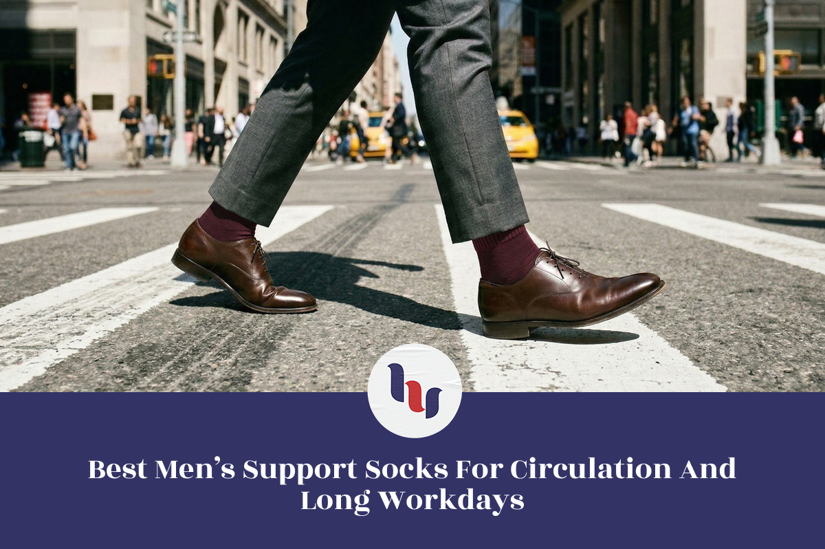 Best Men’s Support Socks for Circulation and Long Workdays