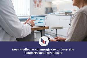 Older adult reviewing Medicare Advantage plan documents at home
