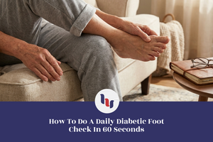 How to Do a Daily Diabetic Foot Check in 60 Seconds