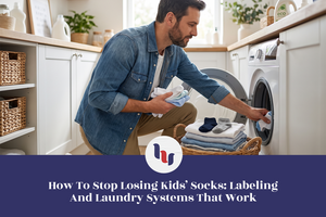 How to Stop Losing Kids' Socks: Labeling and Laundry Systems That Work