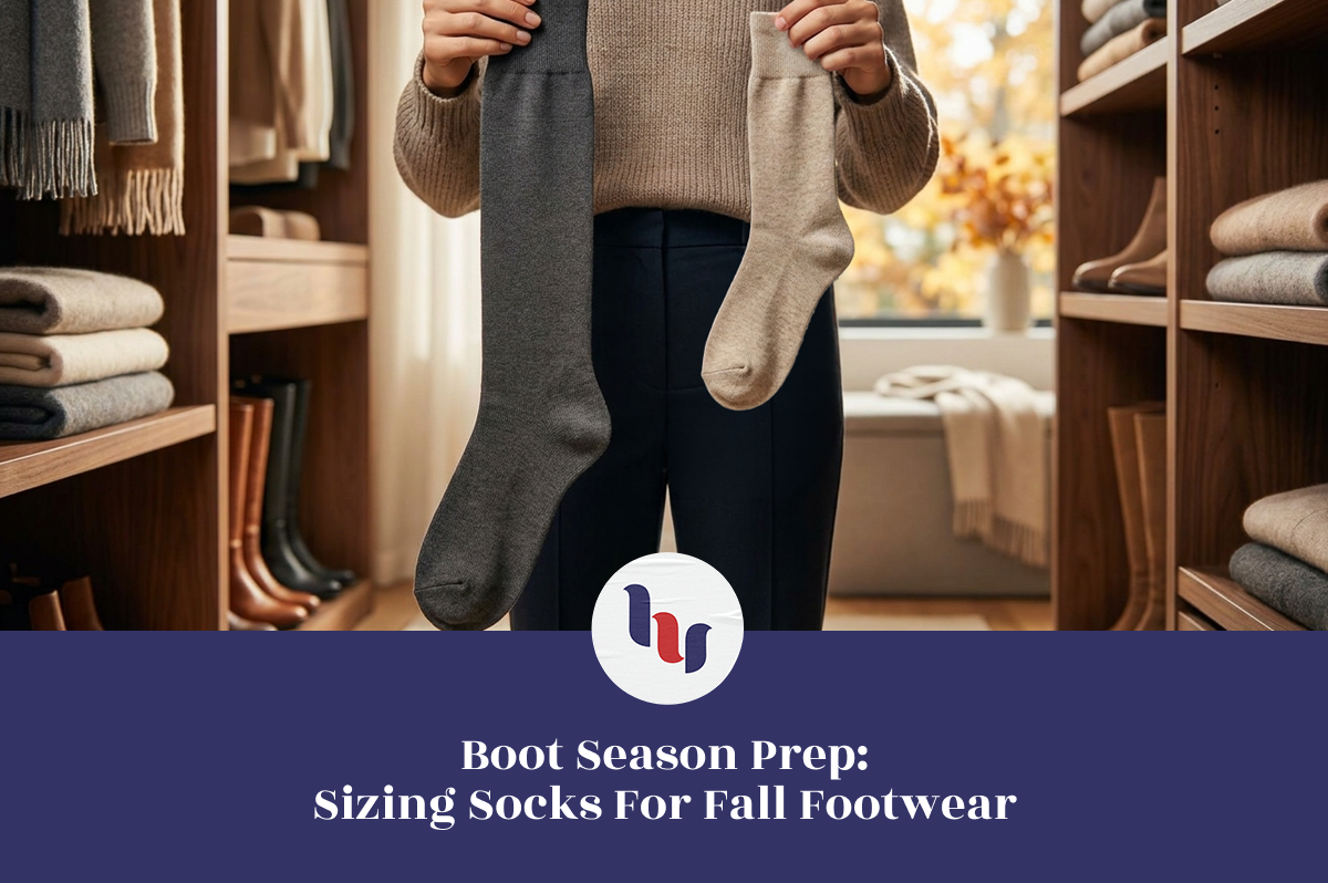 Boot Season Prep: Sizing Socks for Fall Footwear