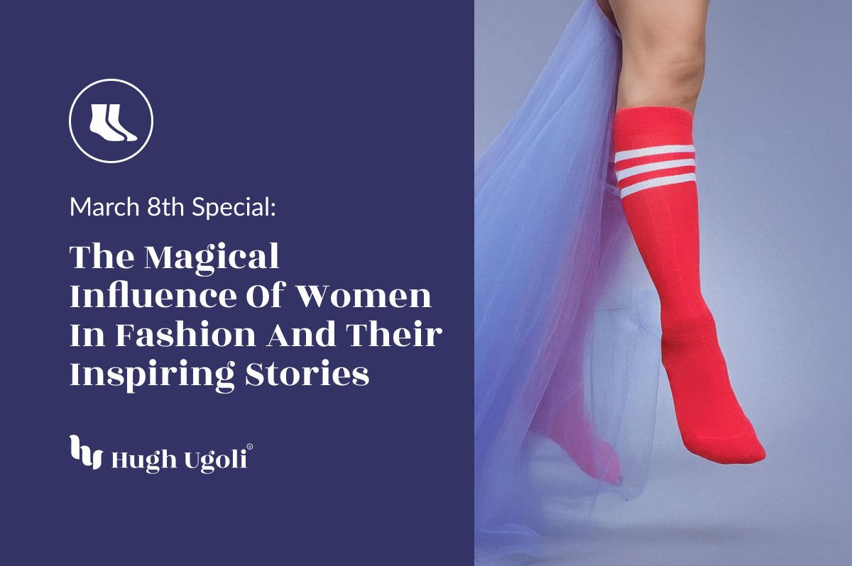 March 8th Special: A tribute to women’s influence in fashion, featuring bold red knee-high socks paired with an ethereal tulle skirt.