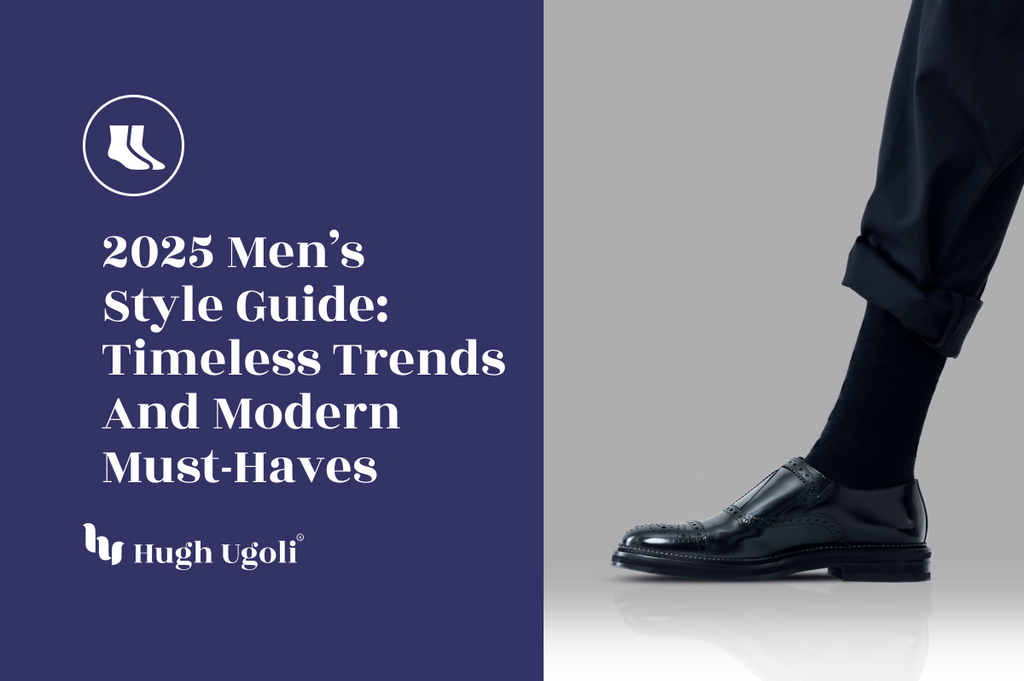 Men’s classic black formal shoes paired with sleek black socks, a perfect combination for timeless style and sophistication.