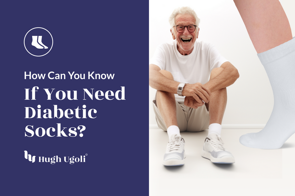 An elderly man smiles, sitting cross-legged in white socks and sneakers, radiating health and vitality.