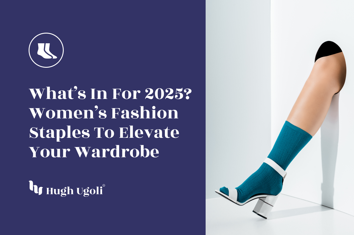 A fashionable leg wearing vibrant teal socks paired with stylish white open-toe heeled sandals, emerging through a minimalist white wall for a bold 2025 fashion statement.