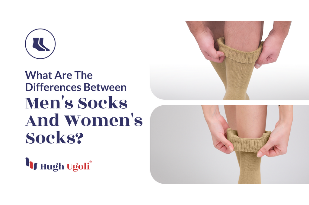Exploring the unique features of men's and women's socks for optimal fit and comfort.