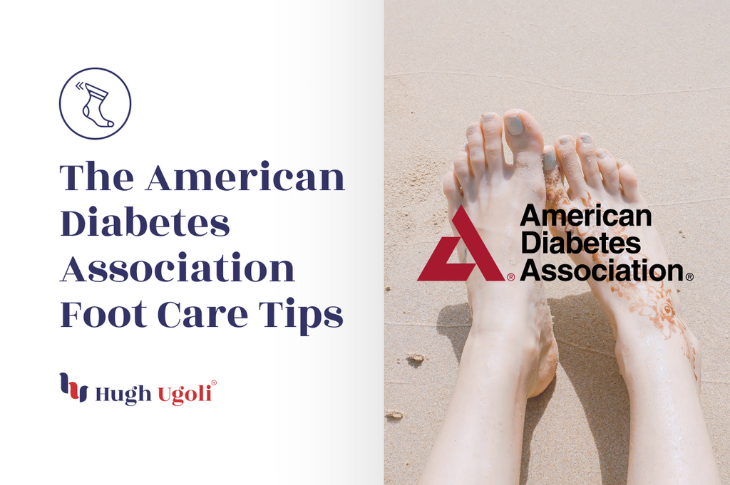 Foot care tips by the American Diabetes Association, with a focus on diabetic foot health and prevention.