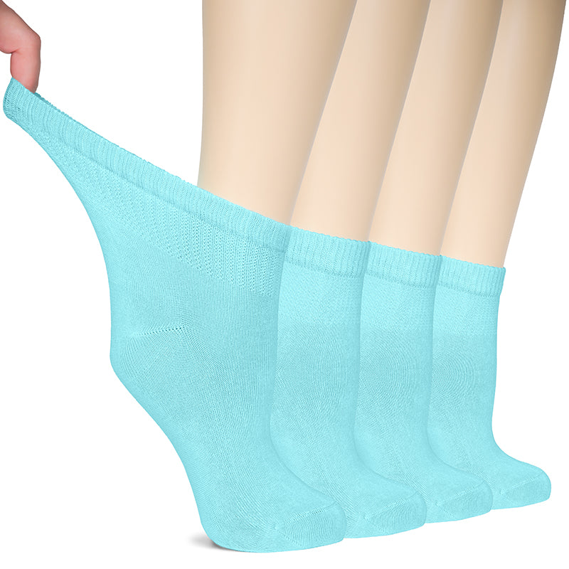 Step into comfort and style with pool blue socks for women. Made from soft, breathable bamboo fabric, they provide a perfect fit and support for your feet- Hugh Ugoli