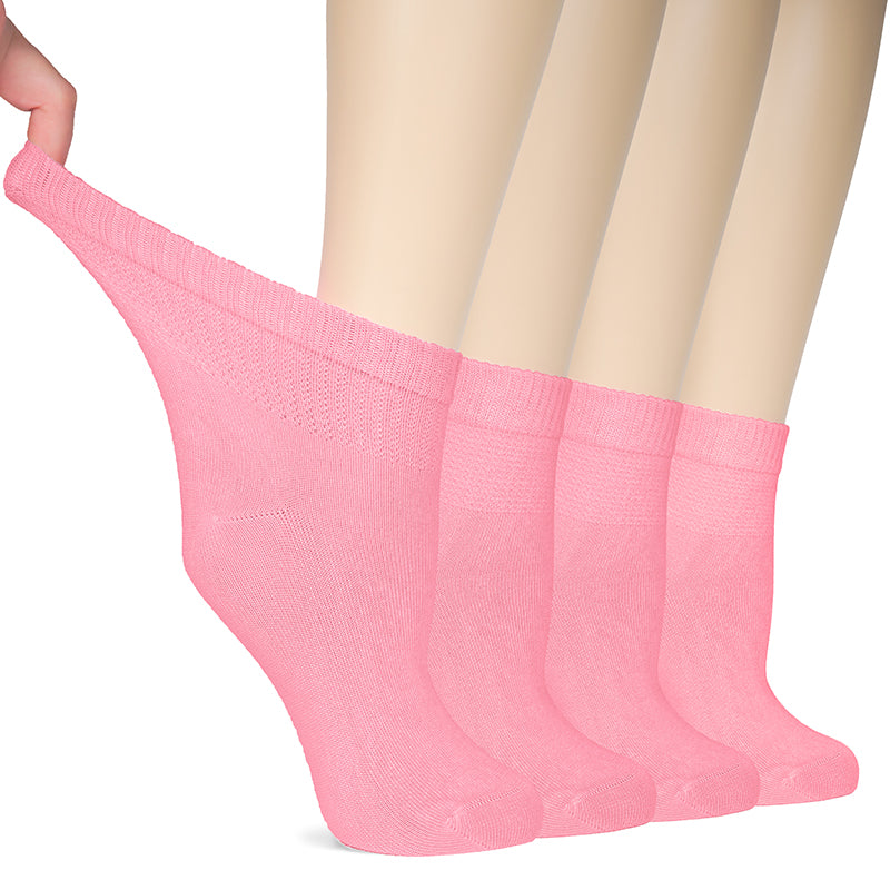 Treat your feet to the ultimate comfort and fashion statement with these pink socks for women. Crafted from bamboo fabric, they offer a soft and breathable experience, ensuring a perfect fit and support. - Hugh Ugoli