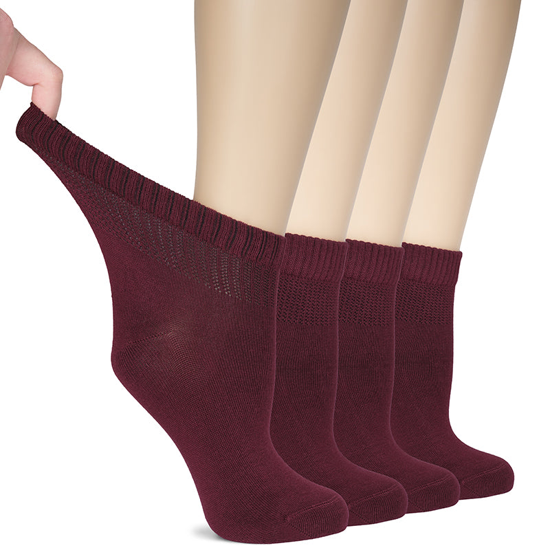 Step into comfort and fashion with bombay brown women's brown socks! Crafted from breathable bamboo fabric, they offer a perfect fit and unparalleled support. The seamless toe and non-binding top ensure no rubbing or irritation, while promoting better circulation. And with four pairs included, you'll never run out of these lightweight, stylish socks!- Hugh Ugoli