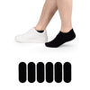 Non-Slip Men's Bamboo No-Show Socks (Only Size 11-13), 6 Pairs