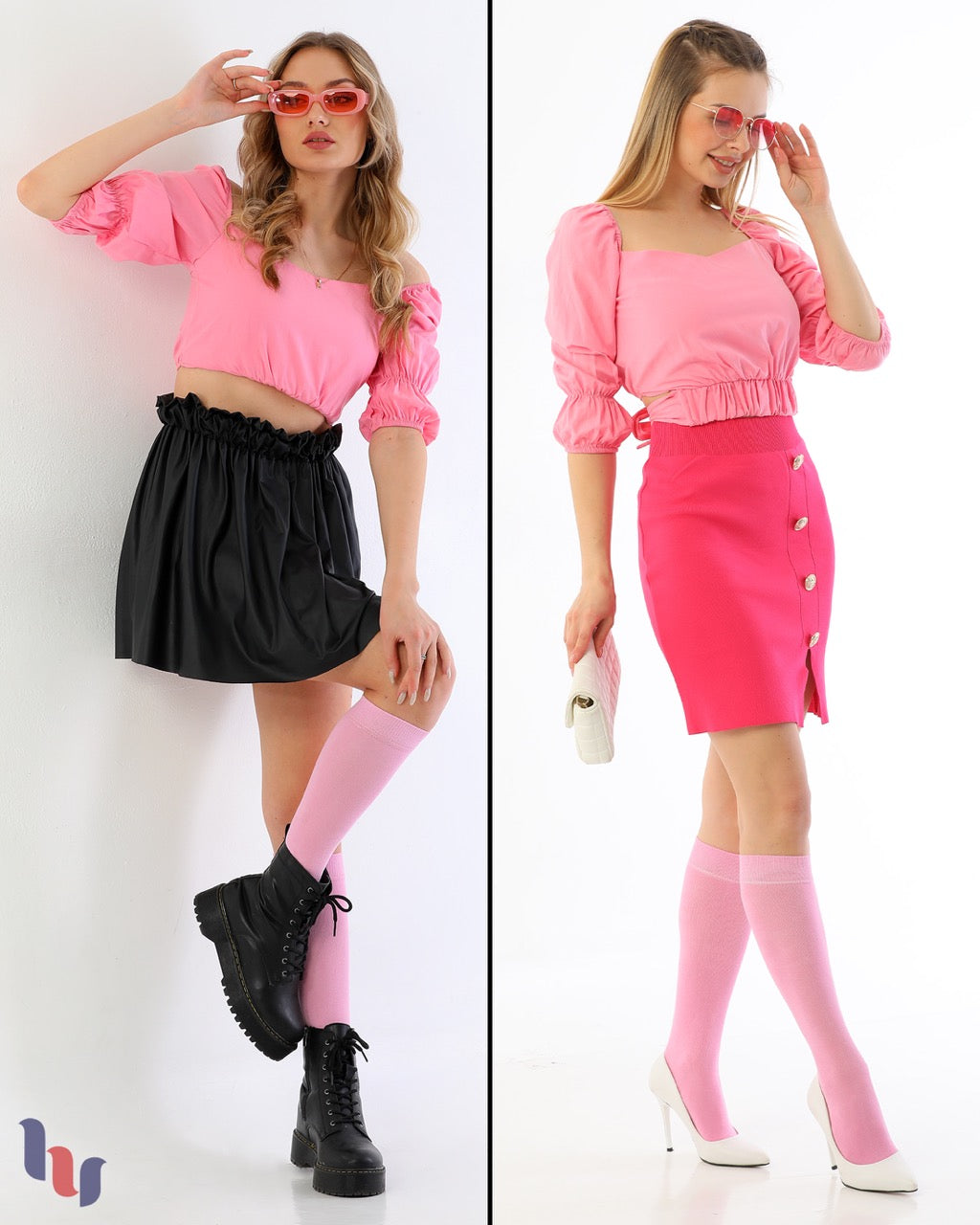 Women's Cotton Knee-High Dress Socks,Moisture Wicking, Breathable, 4 Pairs