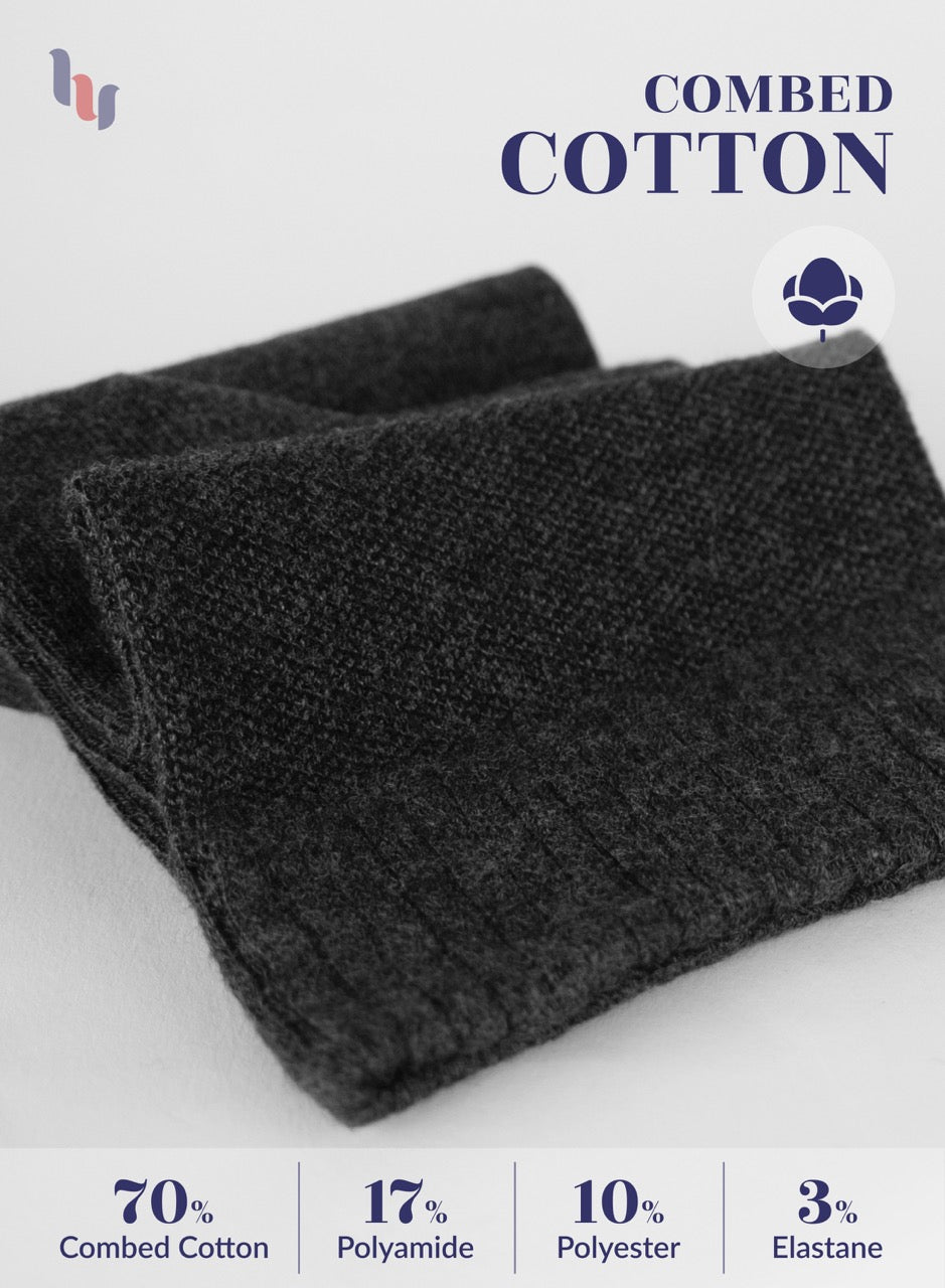 Men's Diabetic Ankle Thin Cotton Socks, 4 Pairs