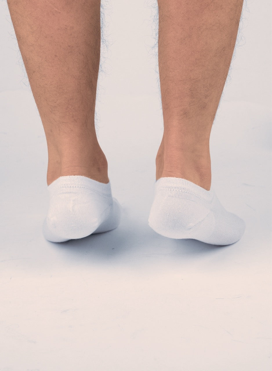 Non-Slip Men's Bamboo No-Show Socks (Only Size 11-13), 6 Pairs