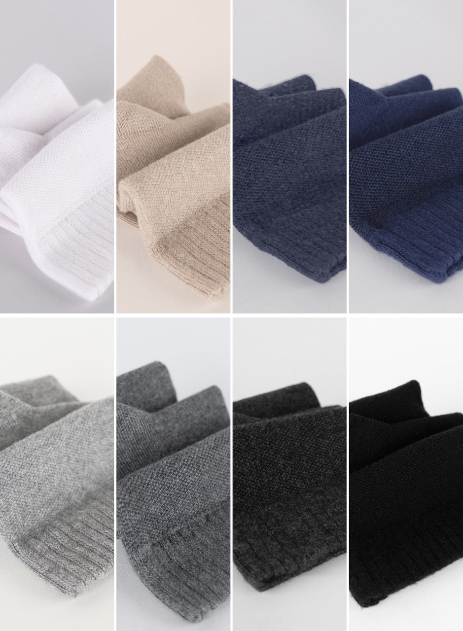 Men's Diabetic Ankle Thin Cotton Socks, 4 Pairs