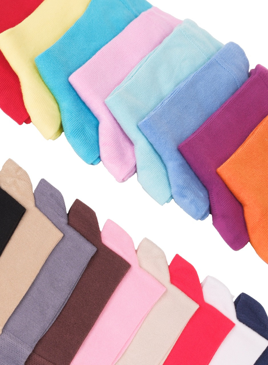 Women's Bamboo Dress Crew Socks, 3 Pairs