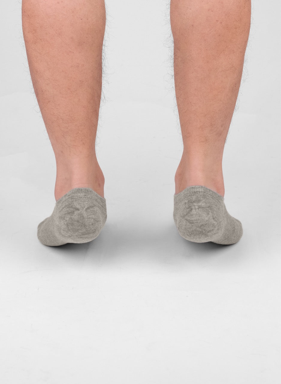 Non-Slip Men's Bamboo No-Show Socks (Only Size 11-13), 6 Pairs