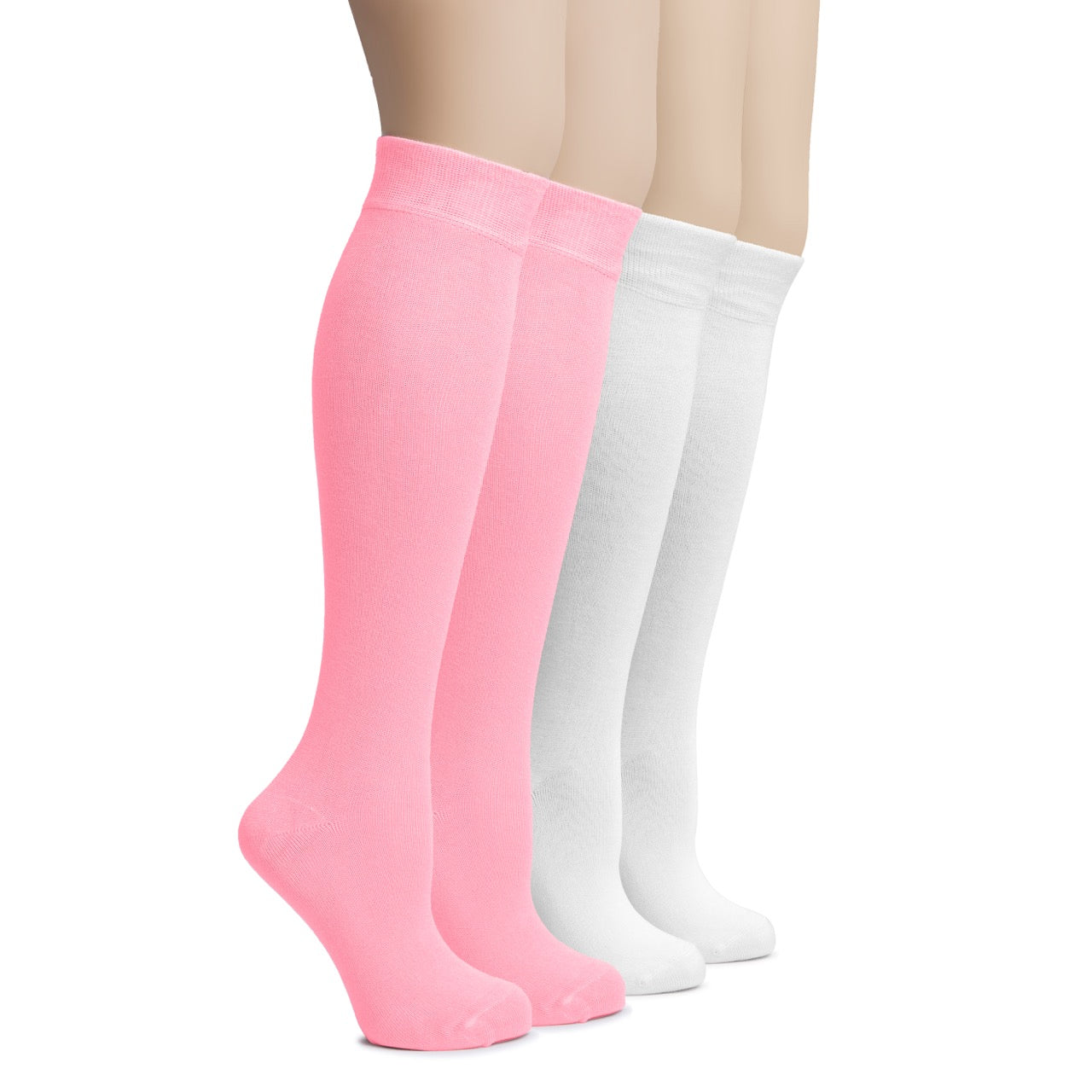 Knee-High Bamboo Dress Socks for Women, 4 Pairs