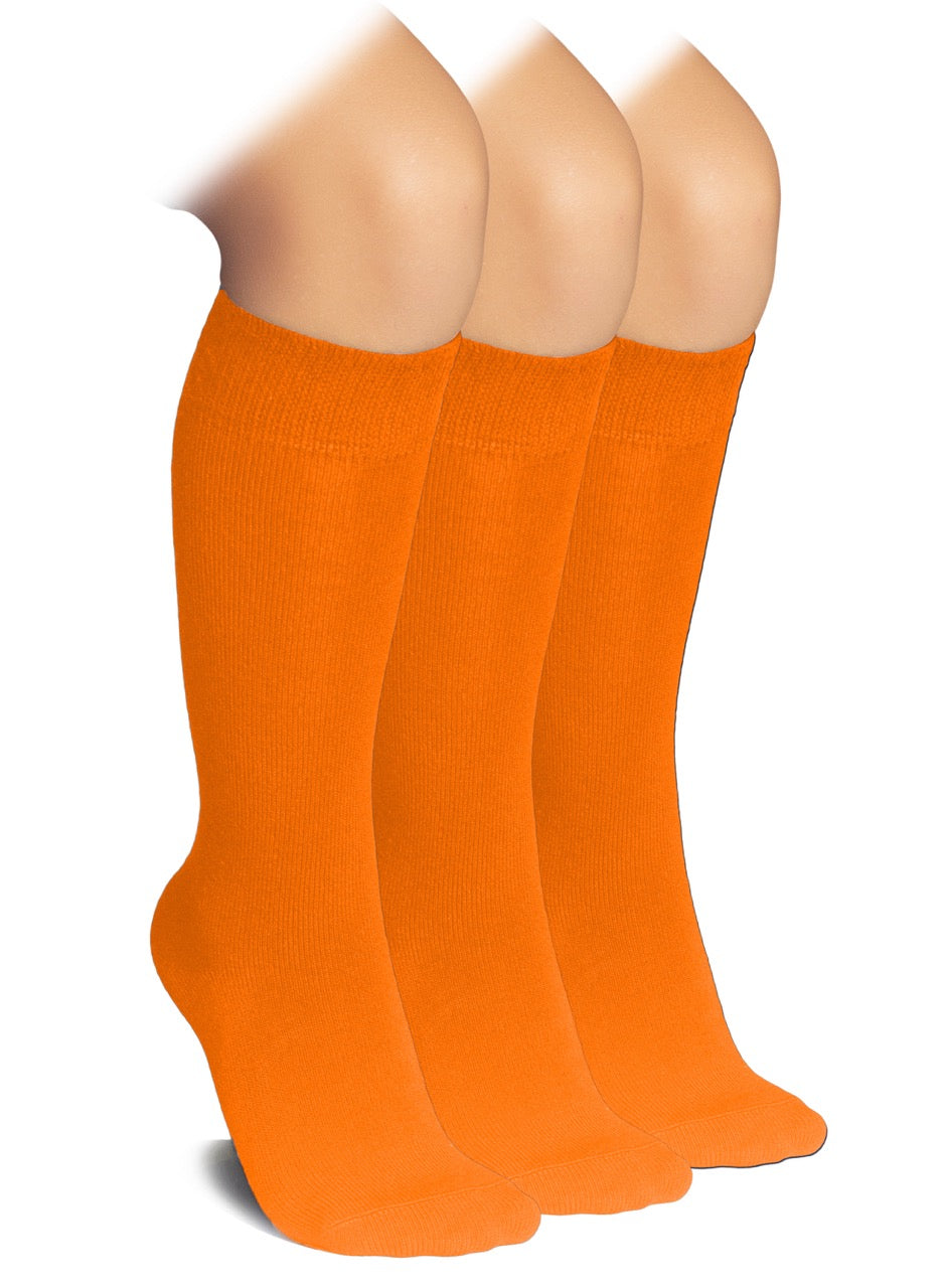 Kids' Bamboo School Knee-High Socks, 3 Pairs