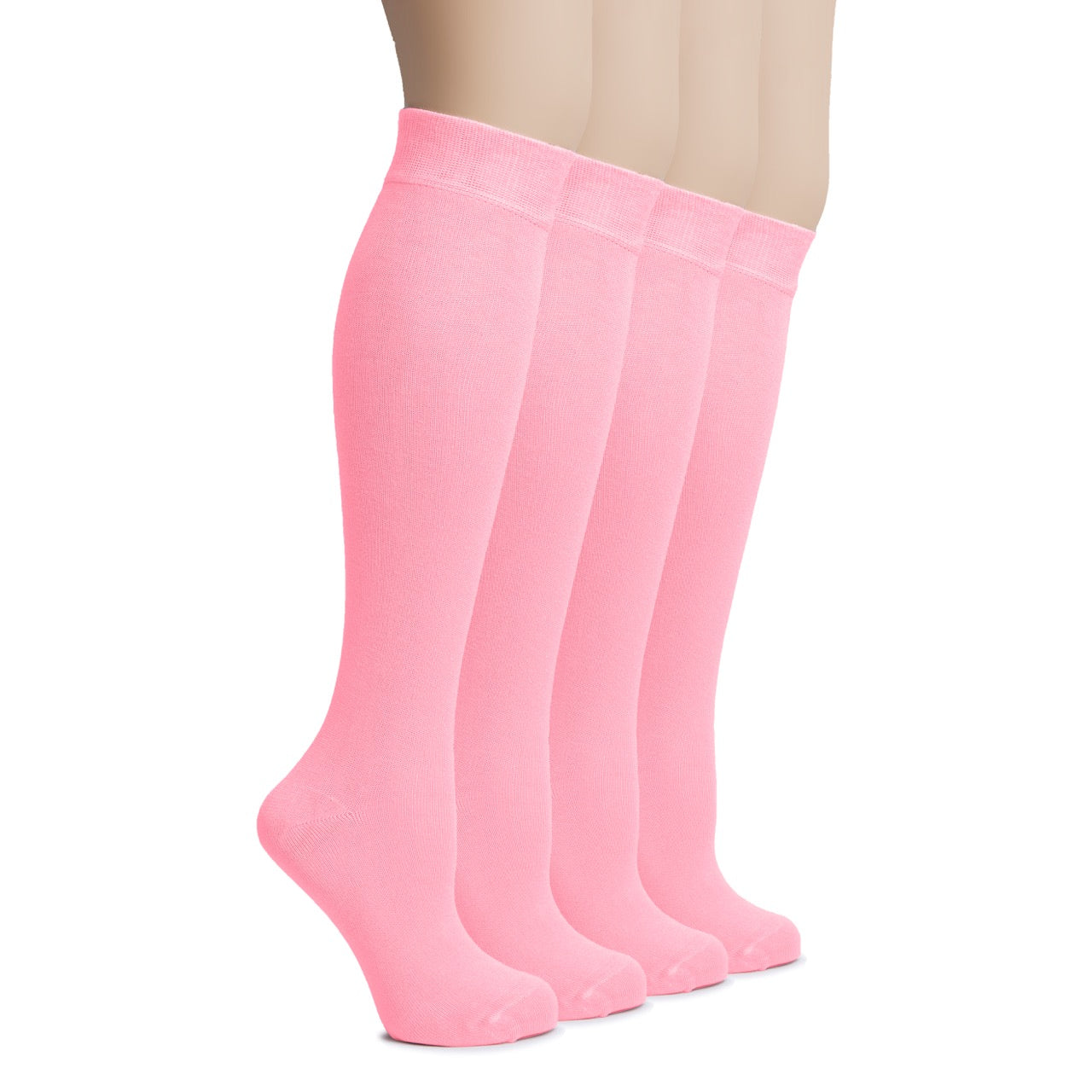 Knee-High Bamboo Dress Socks for Women, 4 Pairs