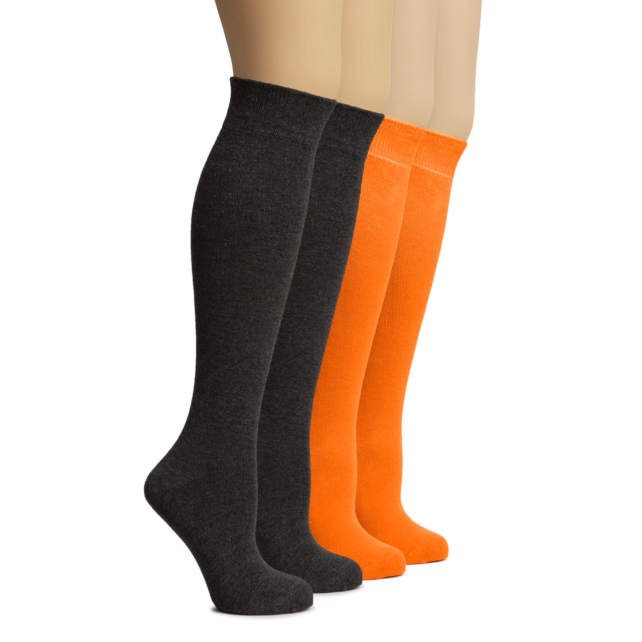 Knee-High Bamboo Dress Socks for Women, 4 Pairs