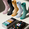 Bamboo Dress Funky Socks for Men's, 5 Pairs
