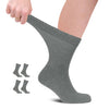 Unisex Cotton Diabetic Crew Socks, 4 Pairs