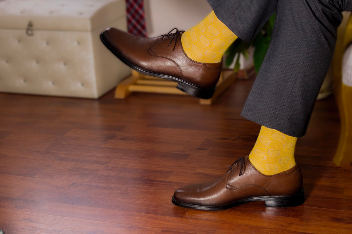 Bamboo Dress Funky Socks for Men's, 6 Pairs