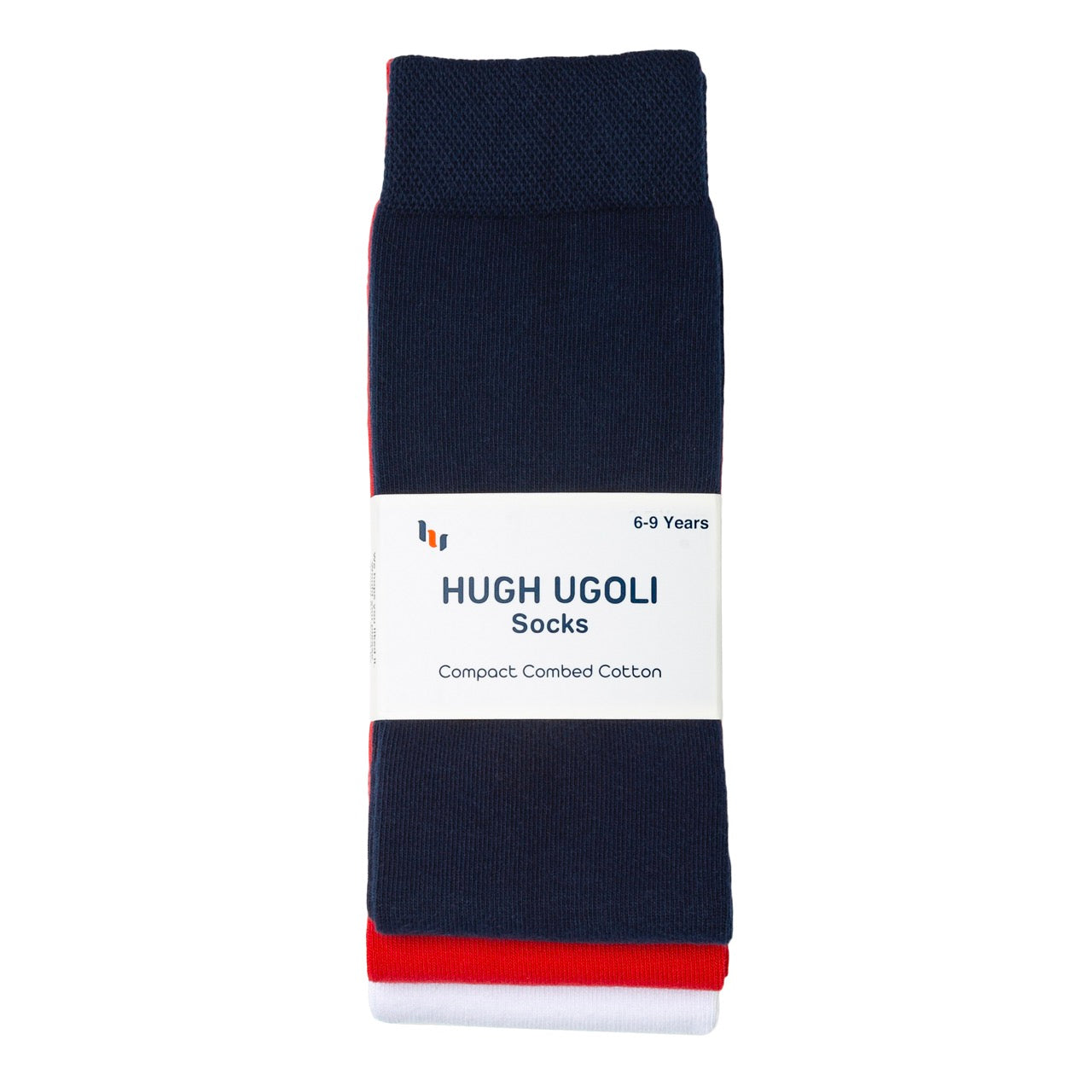 Cotton Dress Crew Socks for Kids, 3 Pairs