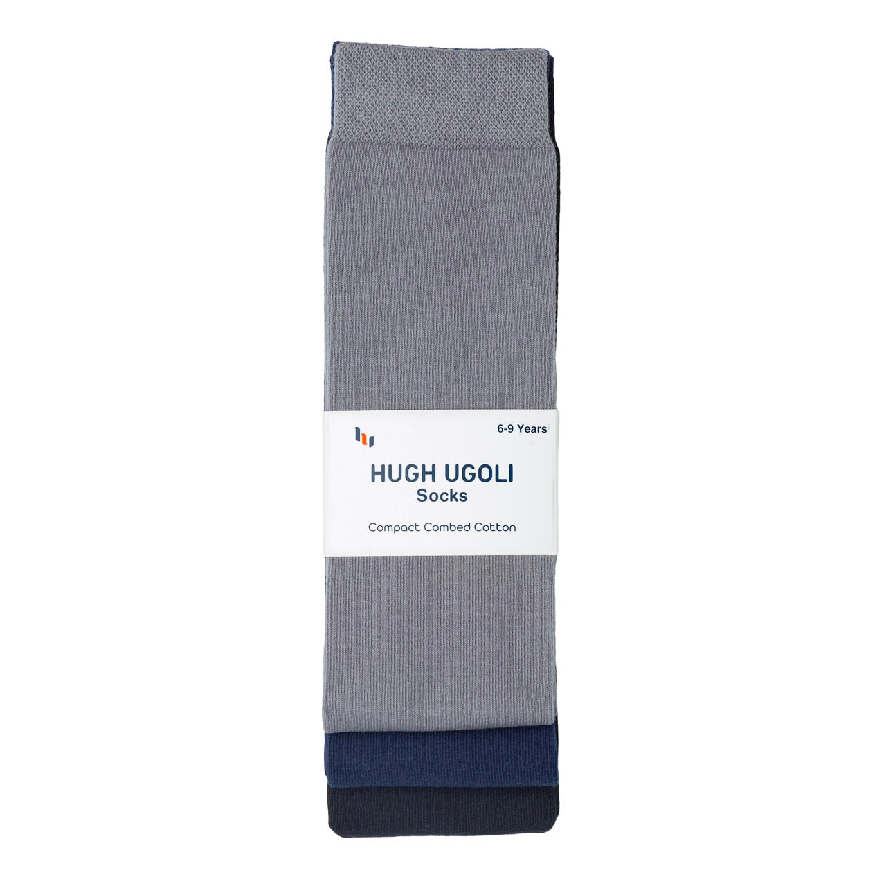 Cotton Dress Crew Socks for Kids, 3 Pairs