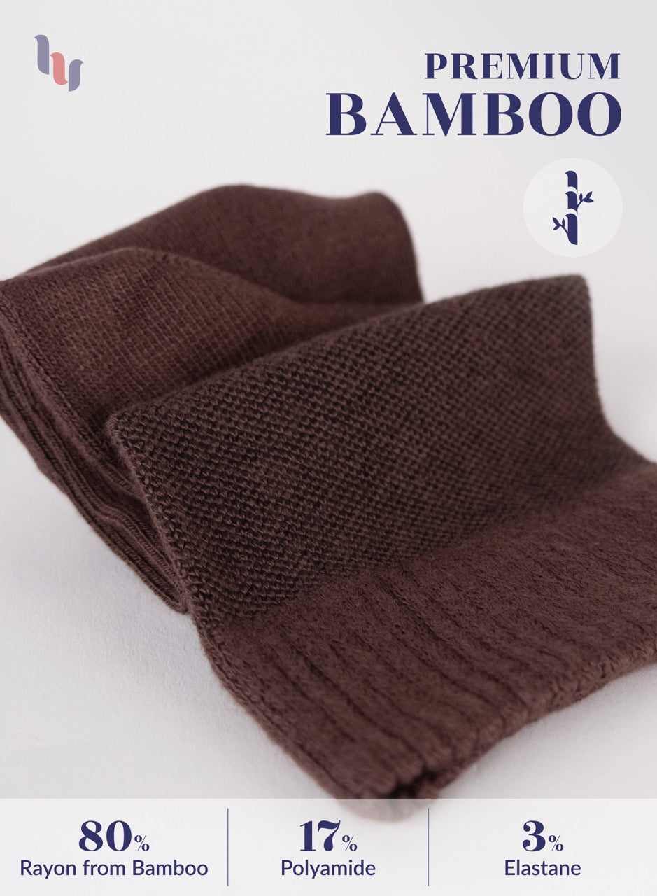 Men's Lightweight Bamboo Diabetic Ankle Socks, 4 Pairs