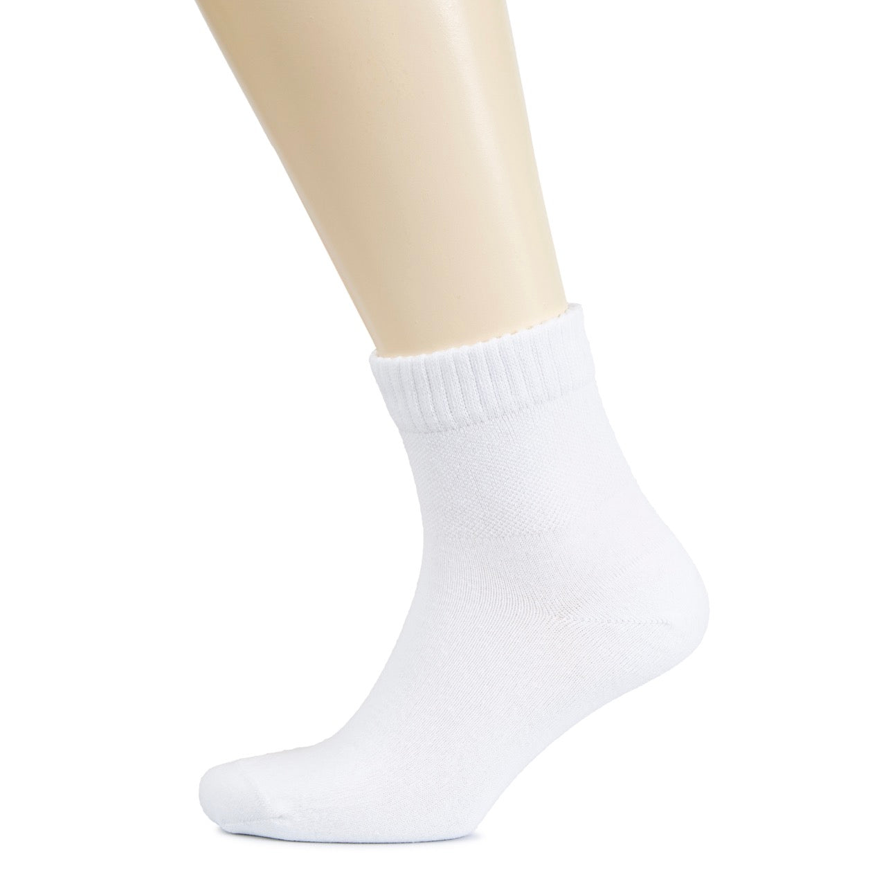 Men's Diabetic Ankle Thin Cotton Socks, 4 Pairs