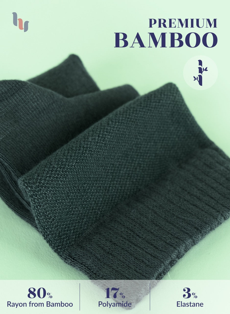 Lightweight Diabetic Bamboo Ankle Socks for Women, 4 Pairs