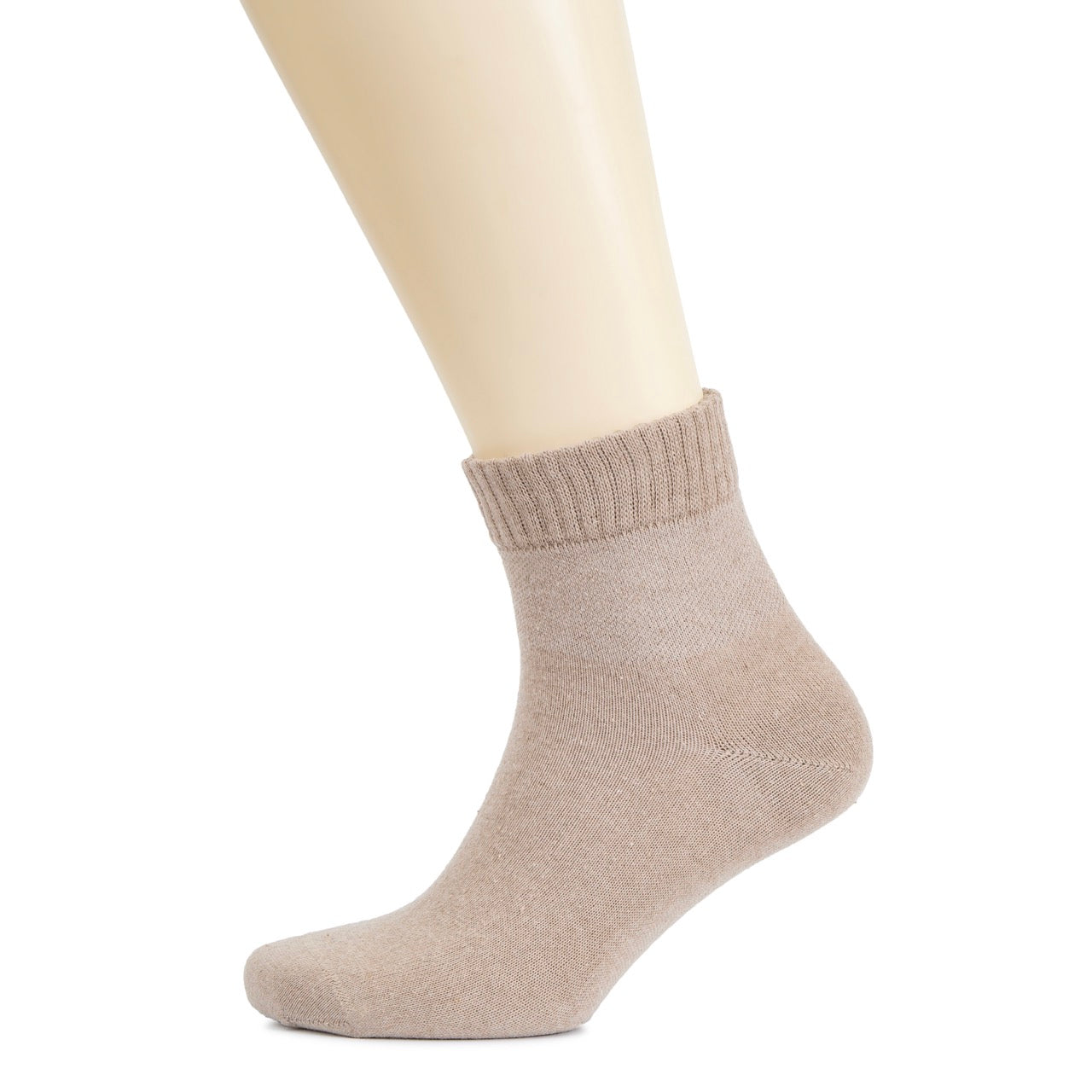 Men's Diabetic Ankle Thin Cotton Socks, 4 Pairs