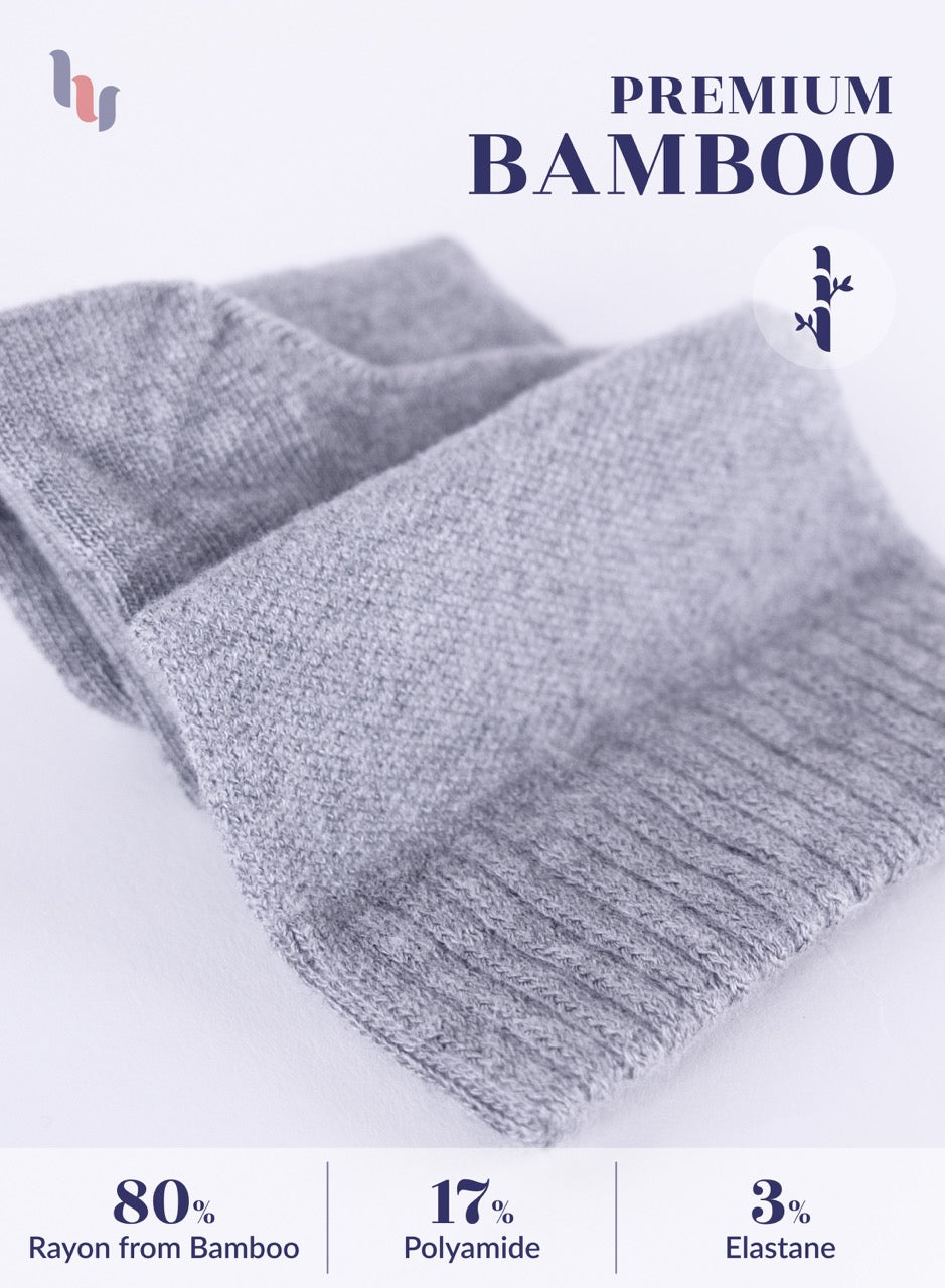 Lightweight Diabetic Bamboo Ankle Socks for Women, 4 Pairs