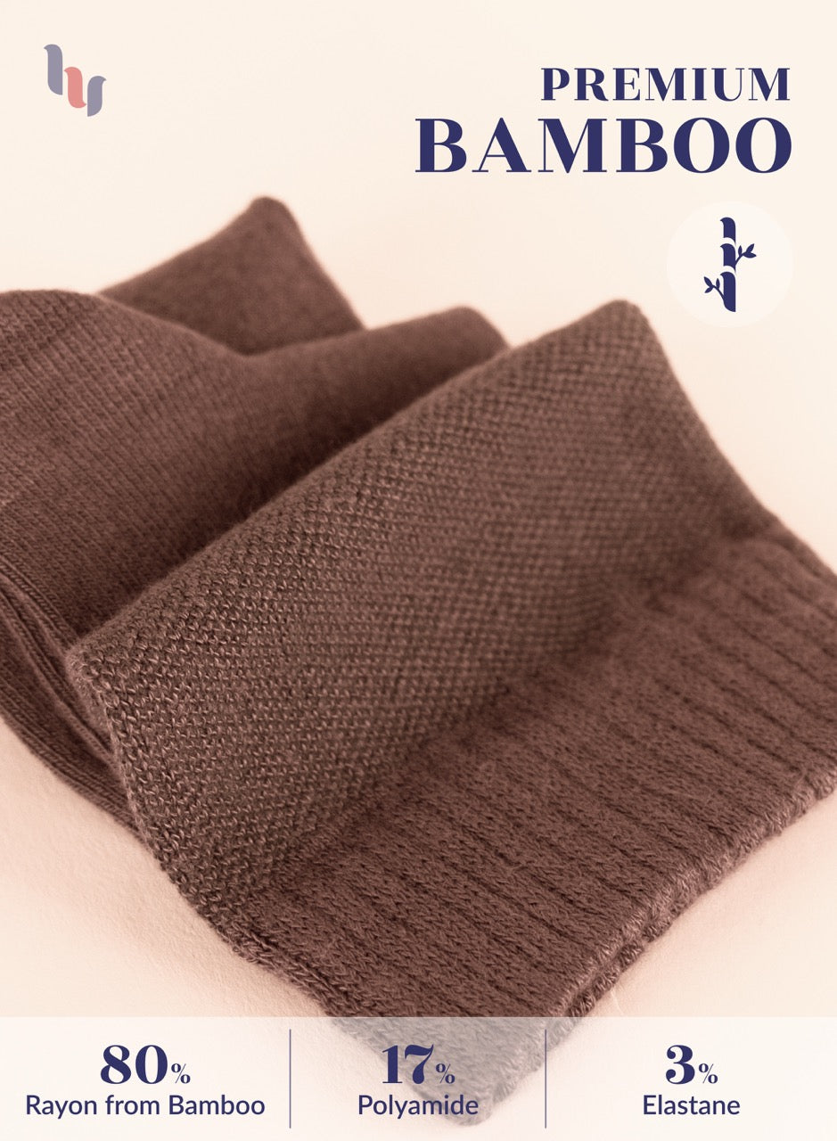 Lightweight Diabetic Bamboo Ankle Socks for Women, 4 Pairs