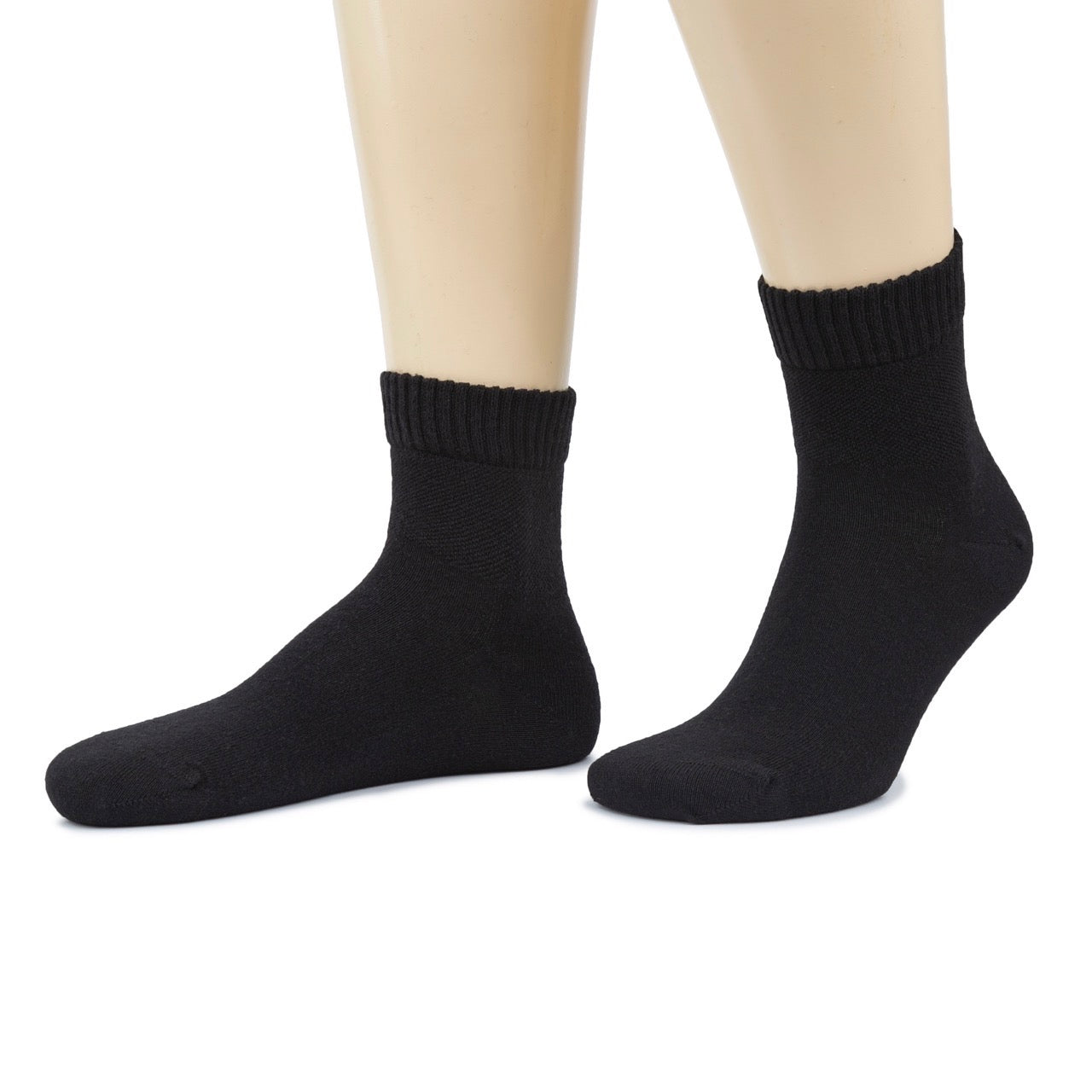 Men's Diabetic Ankle Thin Cotton Socks, 4 Pairs