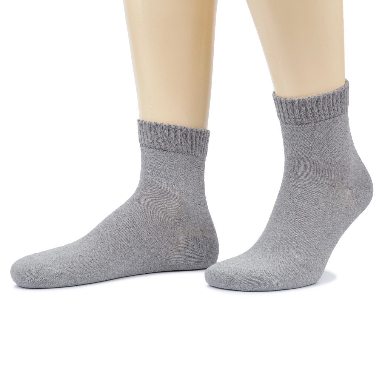 Men's Diabetic Ankle Thin Cotton Socks, 4 Pairs