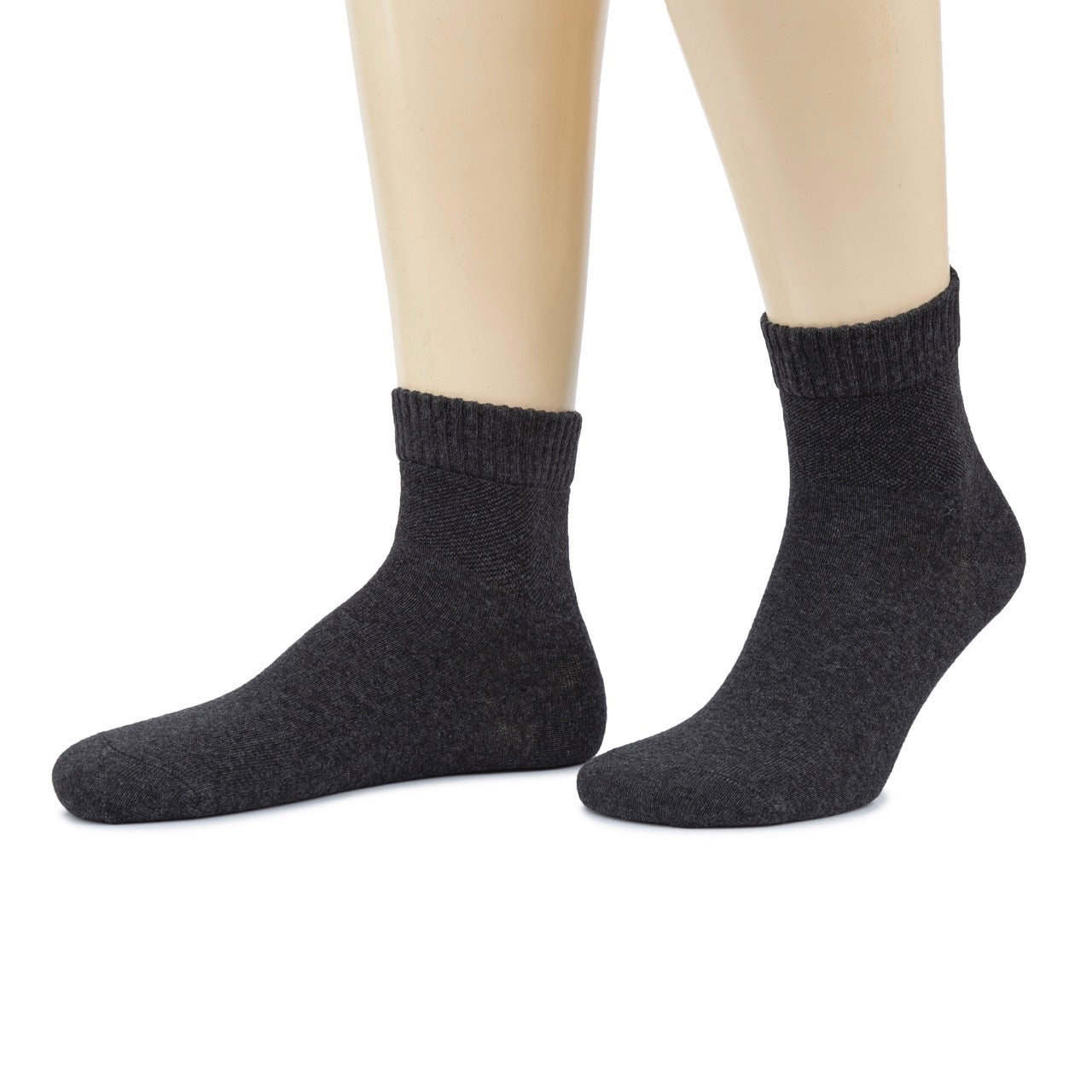 Men's Diabetic Ankle Thin Cotton Socks, 4 Pairs