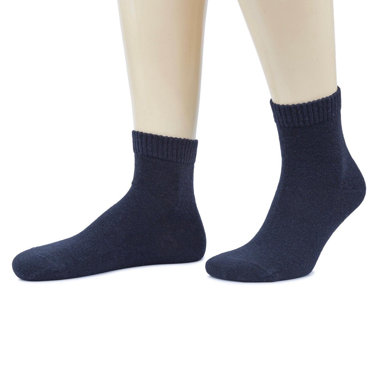 Men's Diabetic Ankle Thin Cotton Socks, 4 Pairs