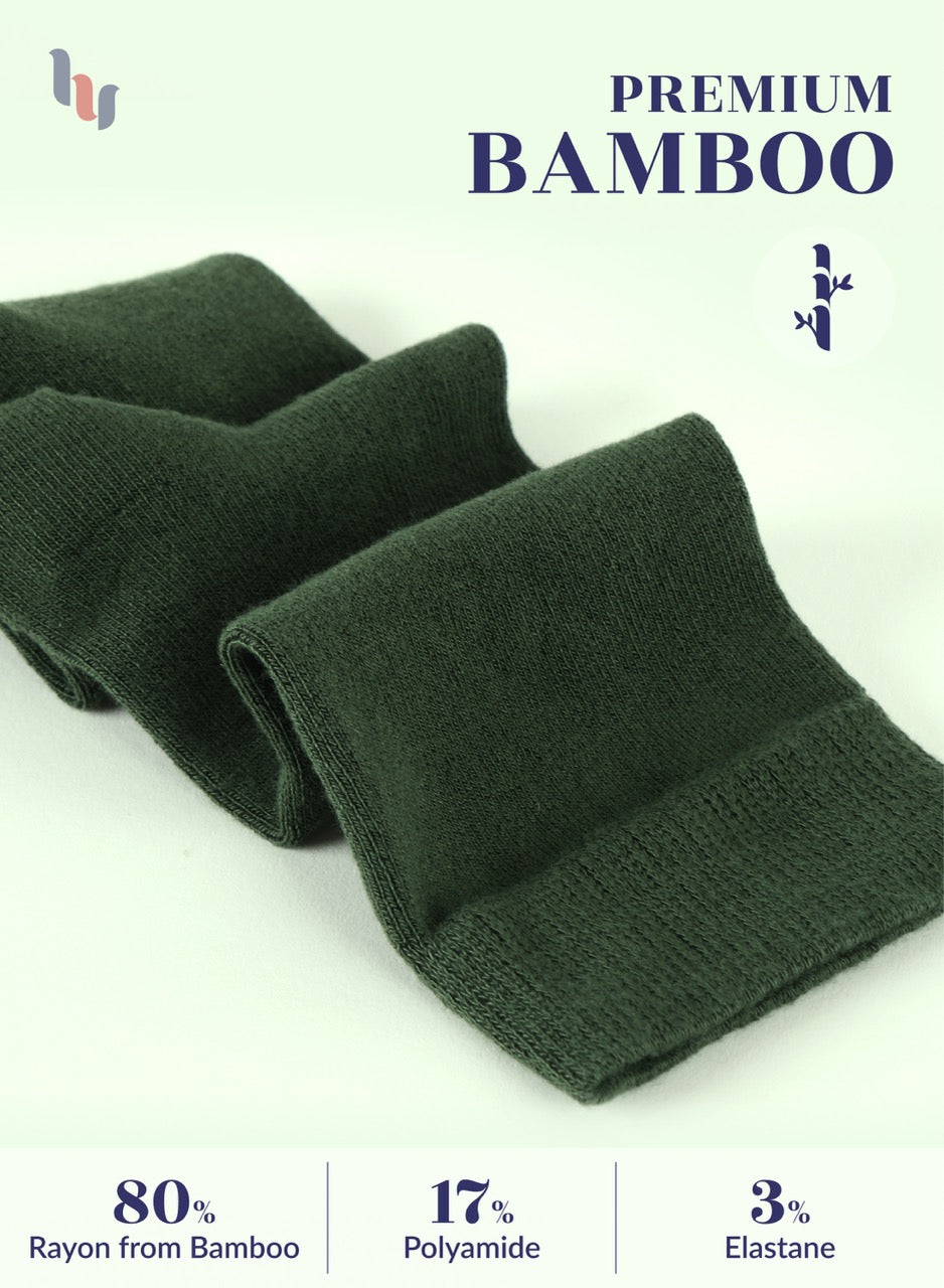 Knee-High Bamboo Dress Socks for Women, 4 Pairs