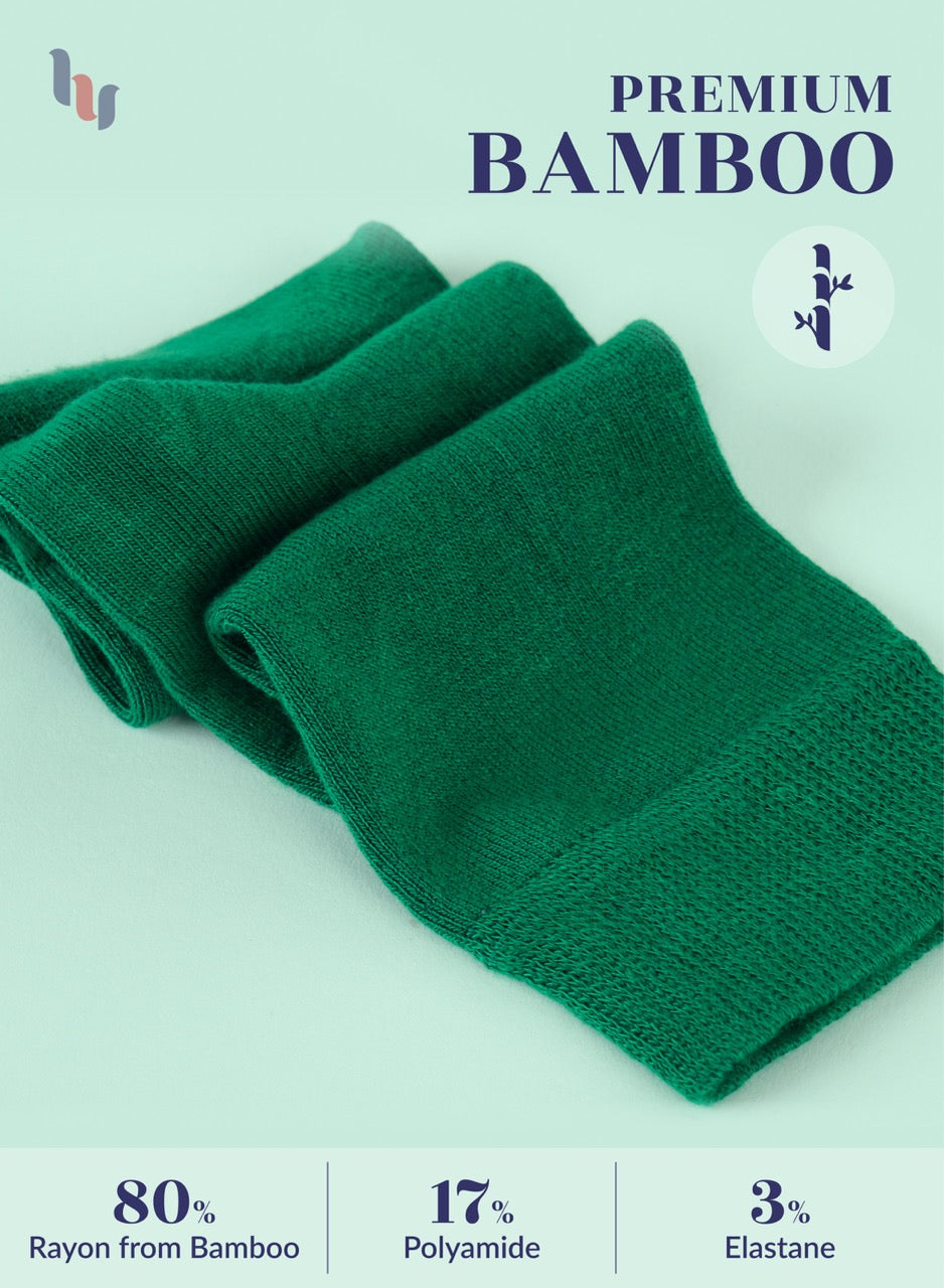 Knee-High Bamboo Dress Socks for Women, 4 Pairs