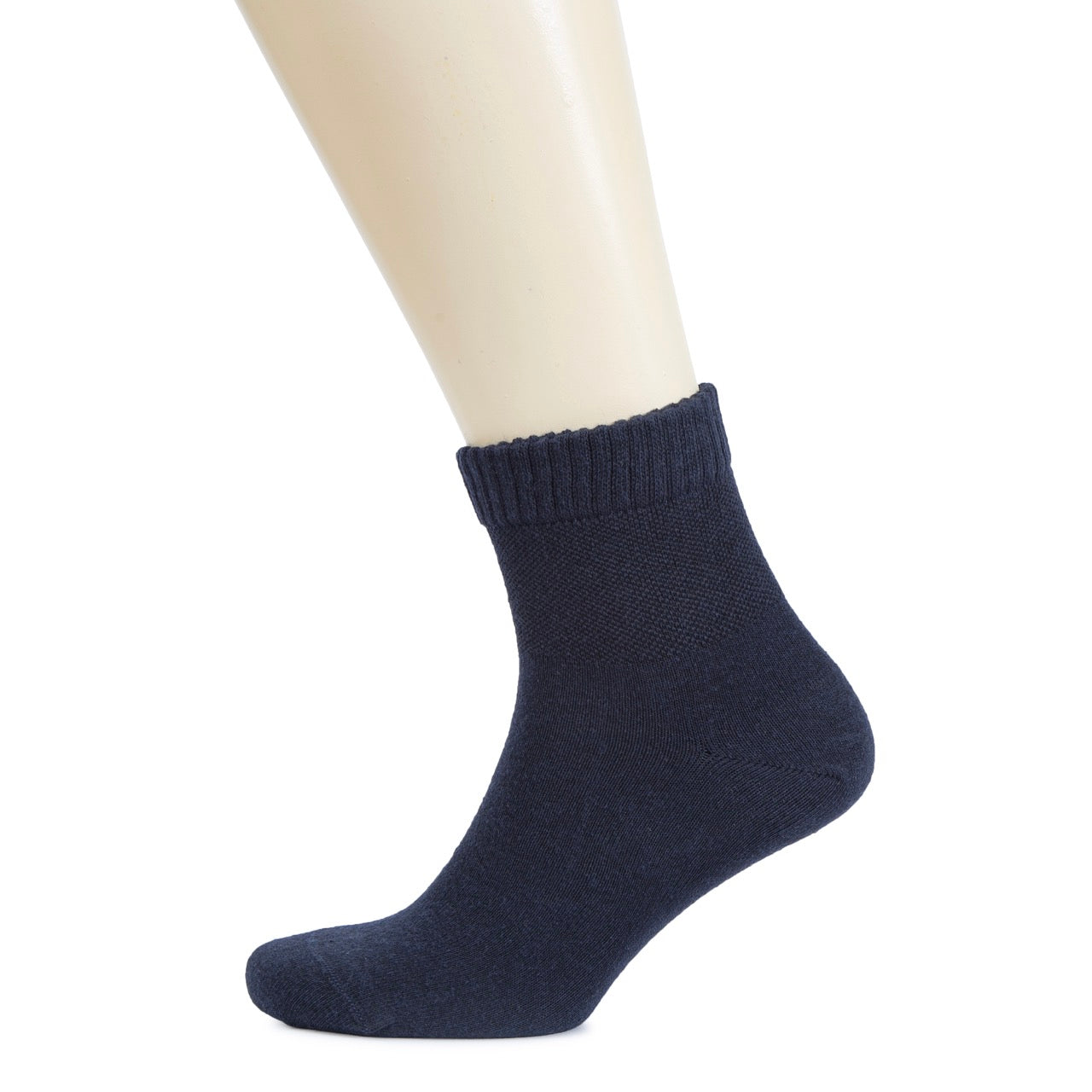 Men's Diabetic Ankle Thin Cotton Socks, 4 Pairs