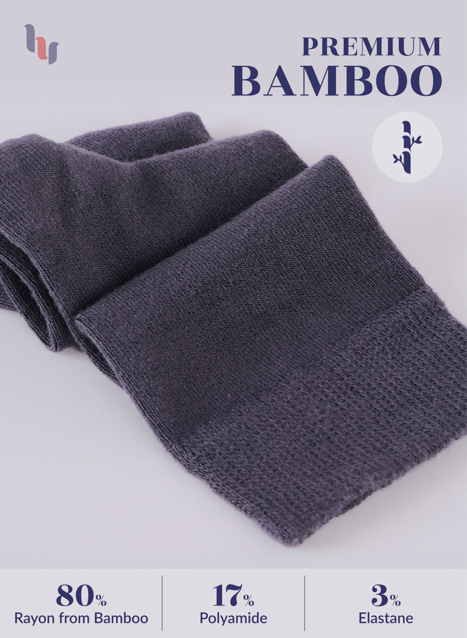 Knee-High Bamboo Dress Socks for Women, 4 Pairs