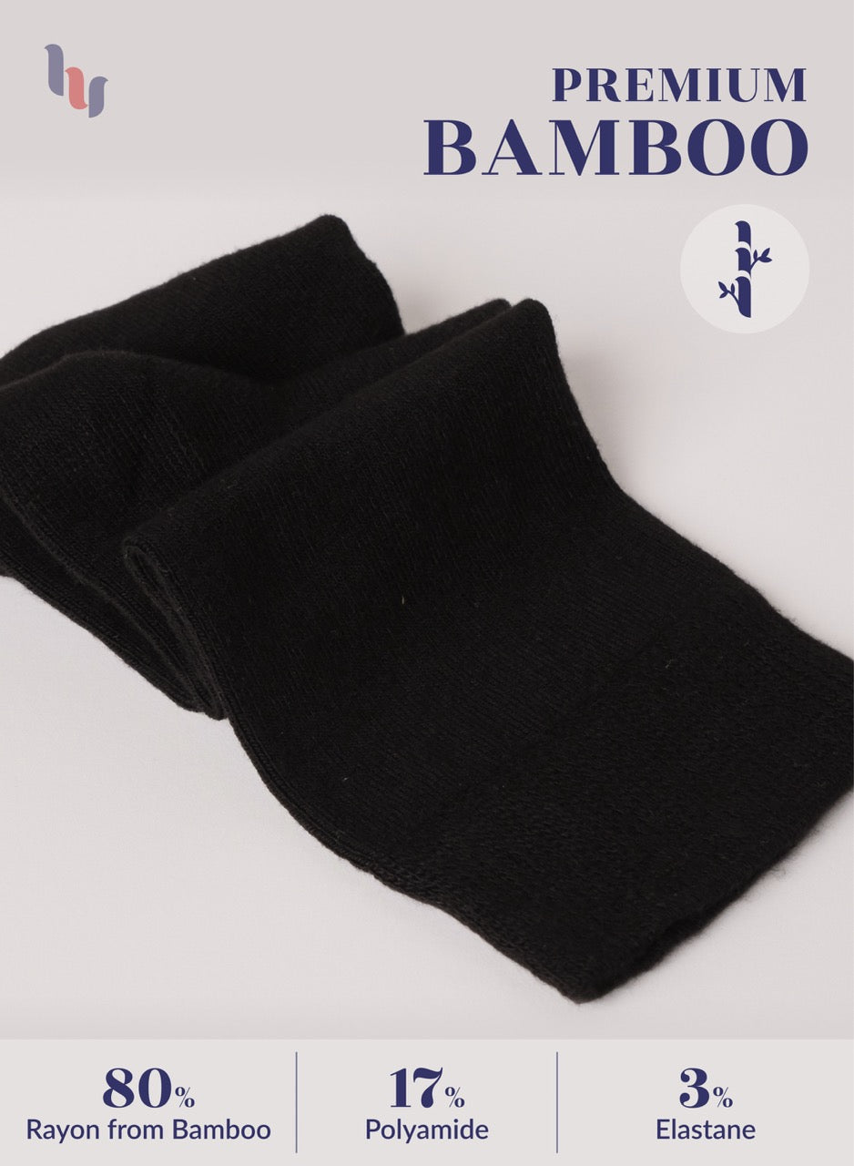 Knee-High Bamboo Dress Socks for Women, 4 Pairs