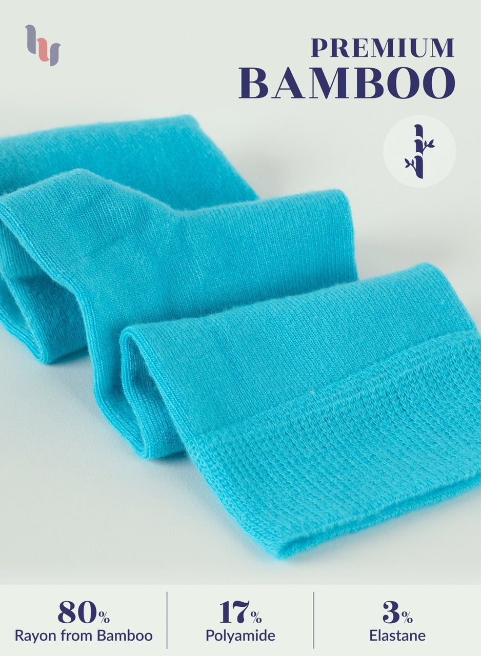 Knee-High Bamboo Dress Socks for Women, 4 Pairs