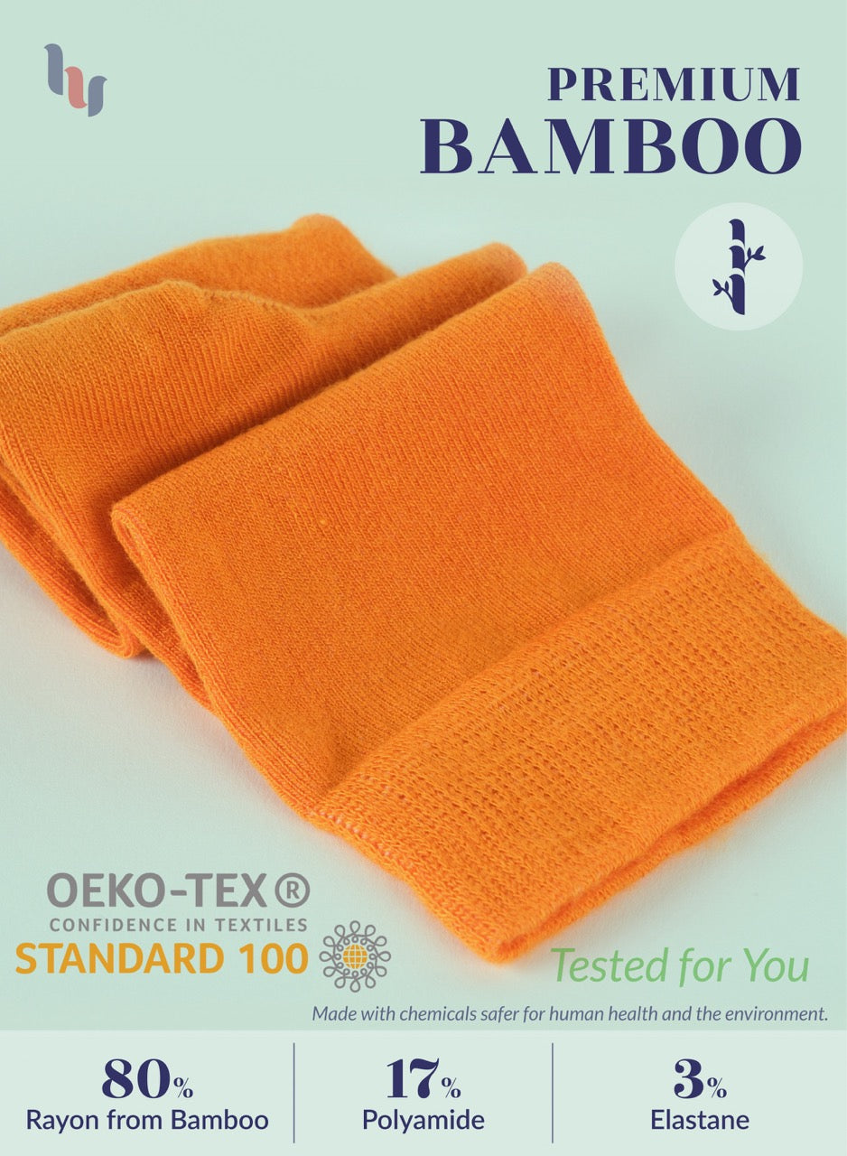 Kids' Bamboo School Knee-High Socks, 3 Pairs