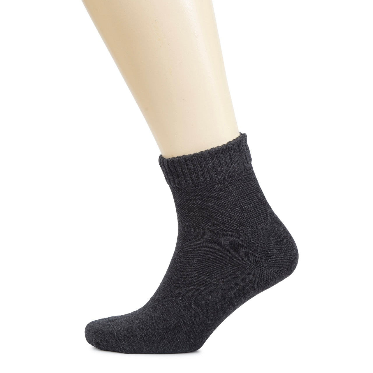 Men's Diabetic Ankle Thin Cotton Socks, 4 Pairs